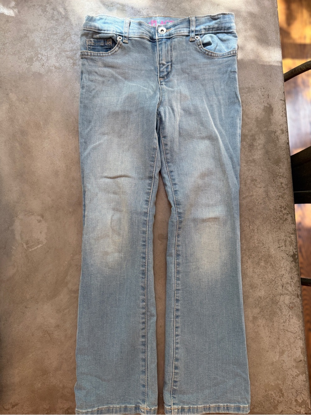 Light Blue Girls's Bootcut Jeans